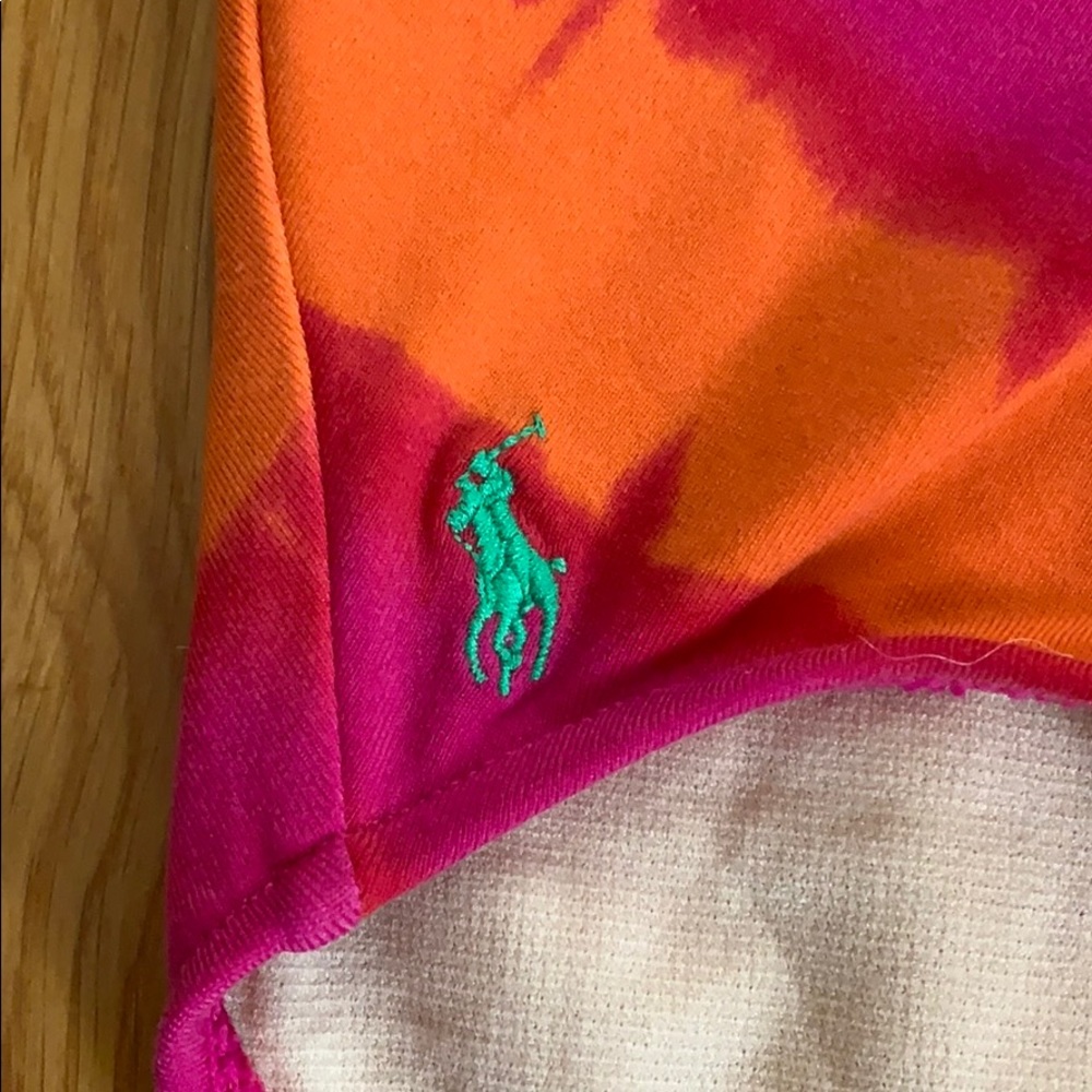 Ralph Lauren one piece, orange and pink, 6x - Picture 3 of 6